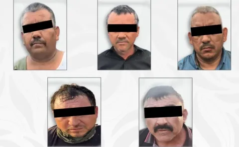 Federales detienen a cinco personas vinculadas a Los Chapitos en Sinaloa.