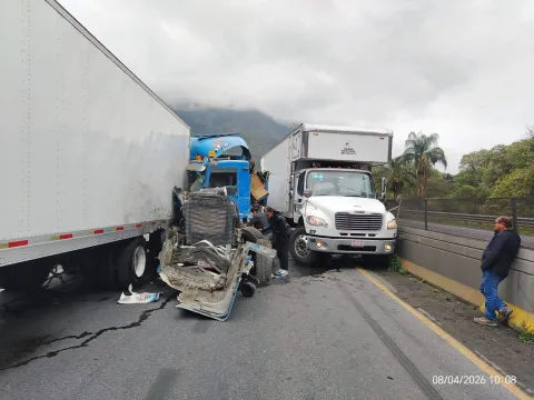 accidente traileres puebla-orizaba