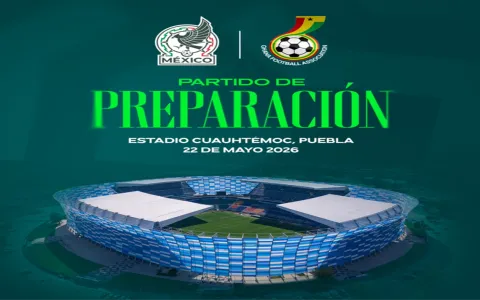 A la venta los boletos para el juego de México vs Ghana en Puebla.