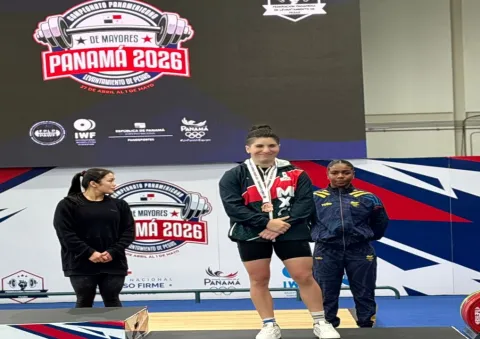 La mexicana Sohaila Cortez con dos medallas de bronce en Panamericano de Pesas.