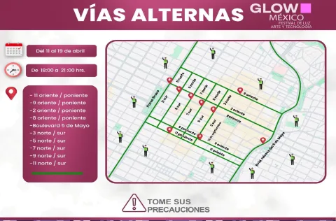 vías alternas glow
