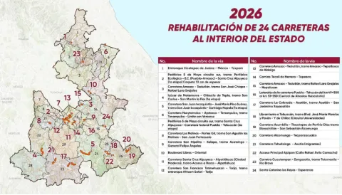 24 carreteras estatales