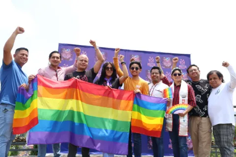 Comunidad LGBTIQ+ alza la voz contra la discriminación en Tlaxcala.