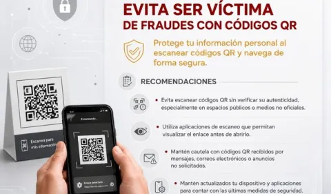 Así puedes evitar fraudes a través de códigos QR.