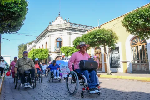 Realizan Rodada por la Inclusión en la ciudad de Tlaxcala.