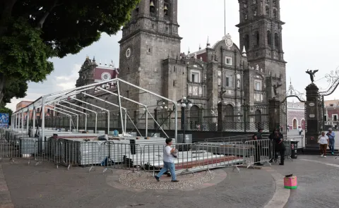 Alistan recinto para que Puebla reciba la Feria de los Afores 2026.