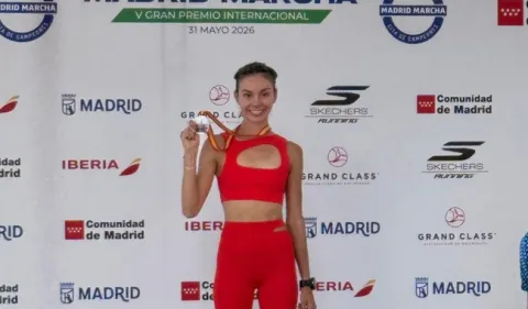 Alegna González es bicampeona del Gran Premio Internacional Madrid Marcha.