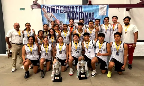 Puebla conquista doble campeonato nacional de basquetbol en U-20.