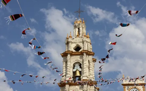 Afinan preparativos para festividad de San Bernardino de Siena en Contla.