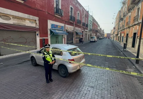 Así fue el cierre vial en Puebla por el desfile 5 de Mayo.
