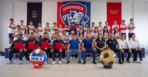 Jaguares IMEX representa a Puebla en Nacional de futbol y voleibol.