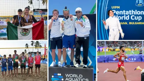 Atletas mexicanos logran semana gloriosa.