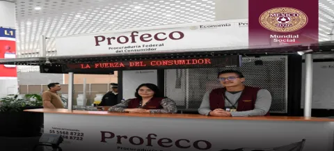 Profeco refuerza módulos en aeropuertos del país.