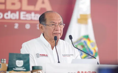 Secretario de Gobernación del estado de Puebla, Samuel Aguilar Pala.