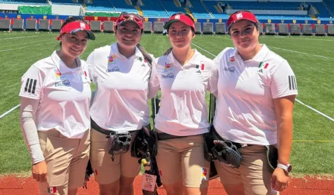 Gana México primera medalla en Copa del Mundo de Tiro con Arco Shanghái 2026.