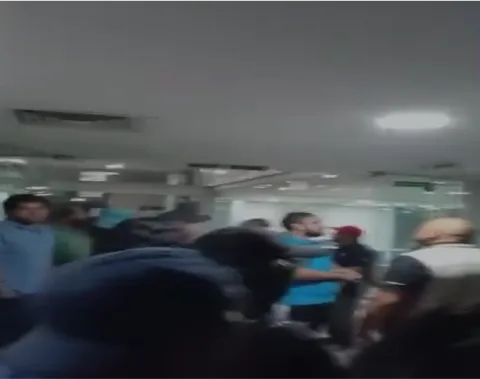 Se registra movilización policiaca en San Bernardino Tlaxcalancingo.
