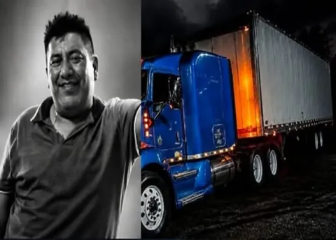 Compañeros despiden a Edmundo, trailero originario de Tehuacán.