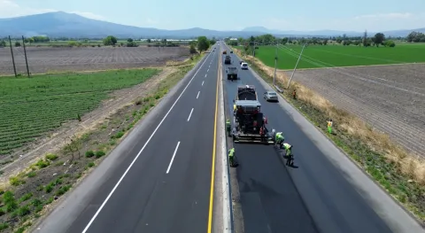 Van más de cinco mil kilómetros reparados en la Red Carretera Federal.