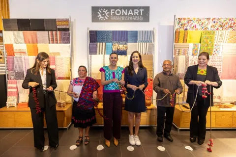 Tienda Fonart Masaryk, un espacio para comercializar artesanías mexicanas.