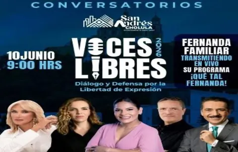 Alista San Andrés Cholula panel Voces Libres por el Día de la Libertad de Expresión.