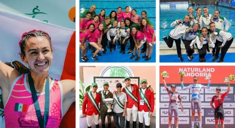Atletas mexicanos con un gran poder en España.